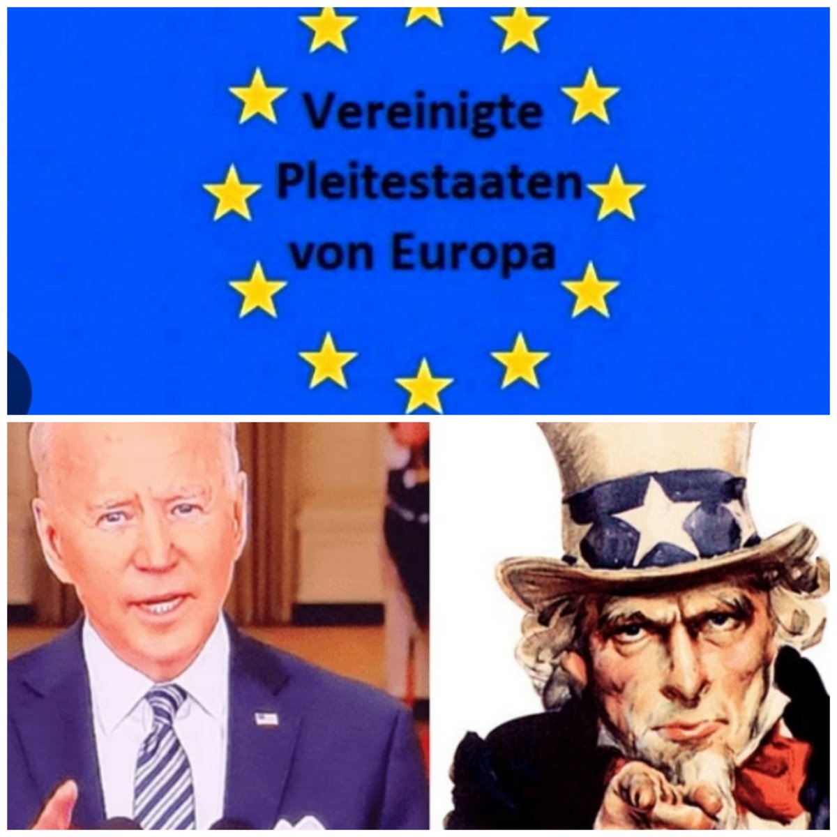 Uncle Sam hat es wieder mal geschafft. Europa ist im Krieg. Durch die schwere Bewaffnung der Ukraine durch die 🇺🇲Nato, und durch einen mittellosen😊 Schauspieler hat der Krieg eigentlich schon ein Jahr früher begonnen. Mit dem Bruch des Minsker Abkommens durch Selensky.