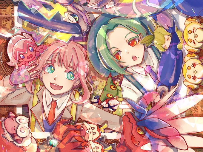 #今までで作画カロリーMAXの作品上げようぜ考えるまでもなくぜったいこの子!!!いつも描く絵の6倍?くらいかかりました、キラキラでいちばんのお気に入り 