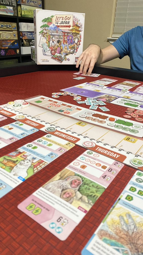 MeepleKonrad's tweet image. Let’s Go to Japan!  This is a fun twist on card drafting. #WeMakeFun
