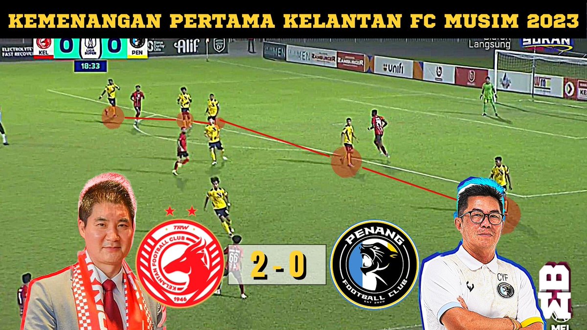 #AnalisisTaktikalBolaMuntah perlawanan pilihan LS3

Kelantan FC vs Penang FC 

'Perlawanan Memburu Kemenangan Pertama'

#LigaSuper2023 
#GomoKelateGomo 
#HariaPenangHaria 
#TRWSelamanya 
#PenangFC 
#DemiLigaKita