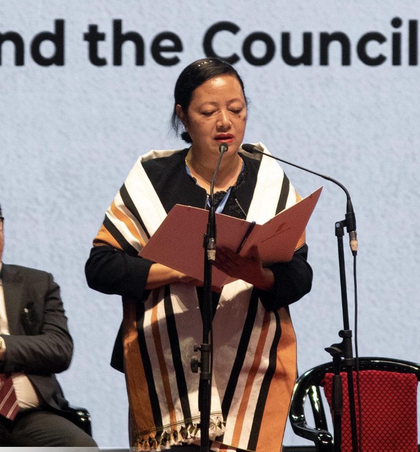 abumetha's tweet photo. What a happy way to observe #InternationalWomansDay in #Nagaland.

1st Women MLAs. 1st Women Minister.

So happy to be part of history. Will tell these stories to future generations with so much Joy.

EveryDay should be Women’sDay-no words to express the importance of their role. https://t.co/WWtX77zCjy