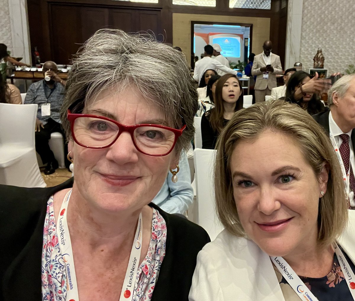 FiMcLeodSC's tweet photo. Celebrating the fierce love and courage of women and girls across the globe and our progress towards justice and equality 

With the fabulous @KerryEClark and @cla_lawyers sisters in law

#CLC2023 

Happy International Women’s Day #IWD2023 #IWD #Equality #inclusion #LetsGoGirls https://t.co/bU4xwrrE80