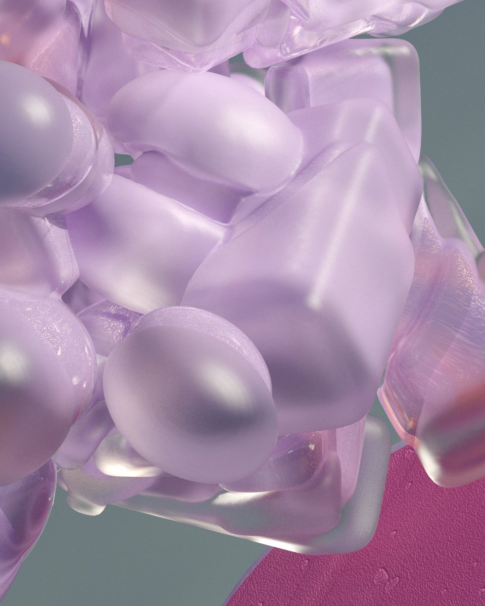 linh_mac007's tweet photo. Tuesday practice. I had some fun doing textures these blobs in Substane Painter and did some renders in Redshift 
#C4D #redshift #Substance3DPainter https://t.co/x3F58cyYPp