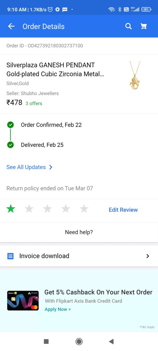 StylusSharma's tweet photo. Dear @Flipkart I ordered this product golden plated but received as silver. My 10days period was gone because of Holi festival. 
Order ID - OD427392180302737100
Wrost product and quality and packing also damaged. @flipkartsupport @FlipkartSellers https://t.co/Svh2EOJTgn