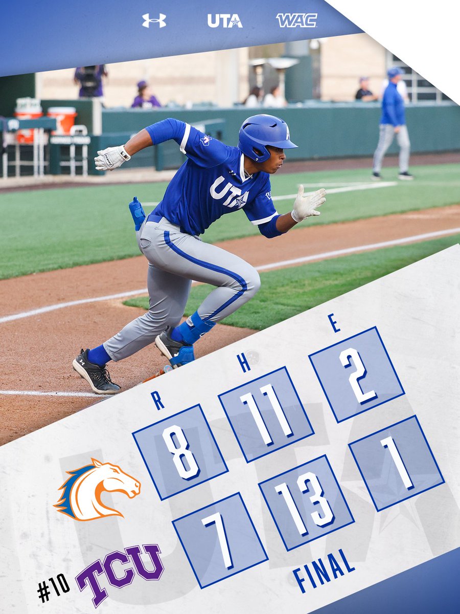 UTAMavsBSB's tweet photo. For the first time since 2016, the Mavs beat a top-10 team on the road!

#BuckEm🐎 https://t.co/zTHcwi1owL