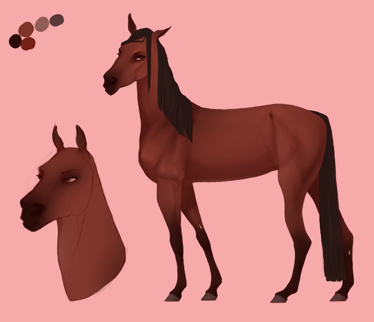 ref sheet tester with an unfinished palette WEEEEE
#art #sketch #horse #equine #equineart