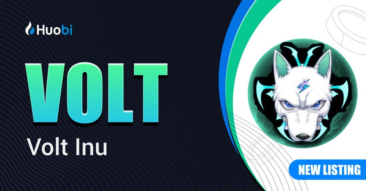 New listing on #Huobi

$VOLT <a href="/VoltInuOfficial/">Volt Inu ⚡️</a> 

Deposits open now
Trading goes live soon 
huobi.com/support/en-us/…

#newlisting