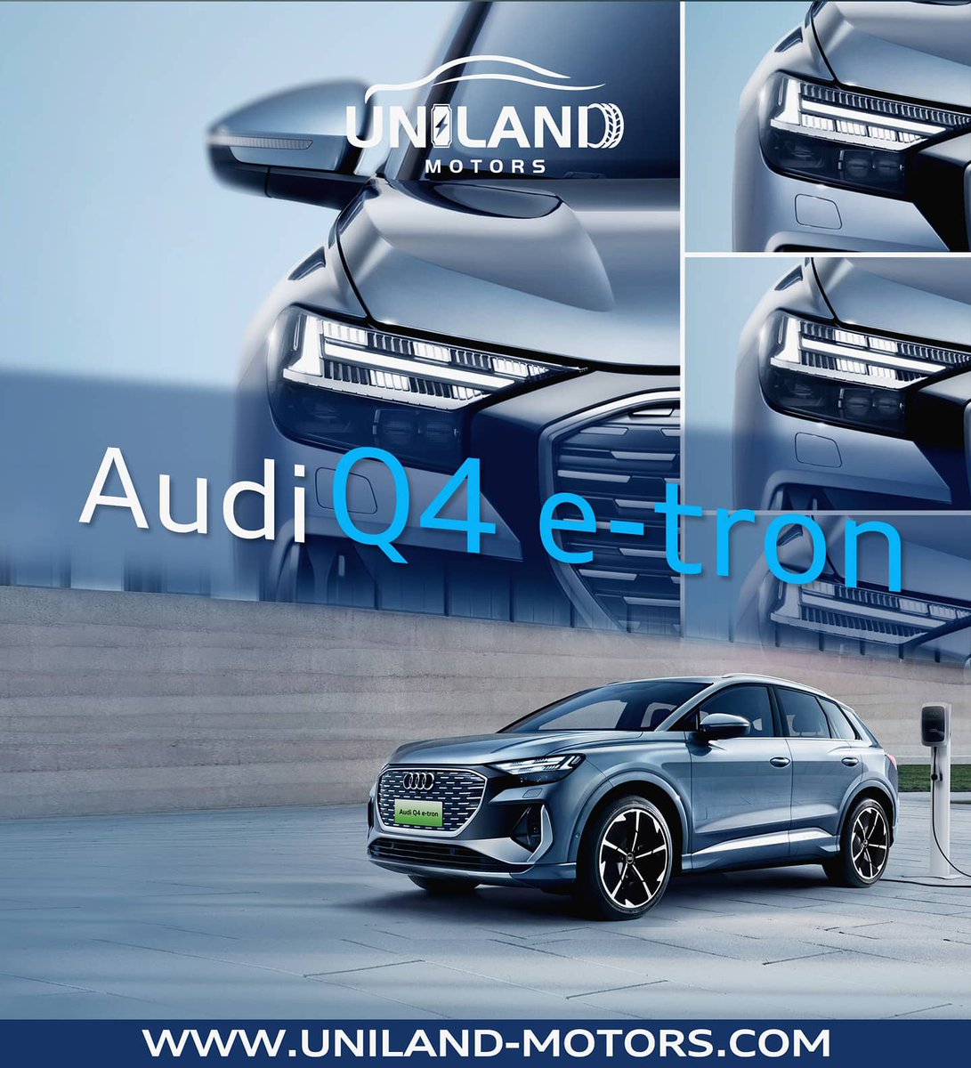 Audi Q4 e-tron⚡️
Both 40 and 50 e-tron available,
Welcome to contact us for more details.
Uniland Motors - Jimbo 
📲 +86 17855847413
📩 jimbo@uni-auto.cn

#EV #ecar #ElectricVehicles #Newenergycar #sedan #suv #audiq4etron #audia4quattro #EcoFriendly #zeroemission