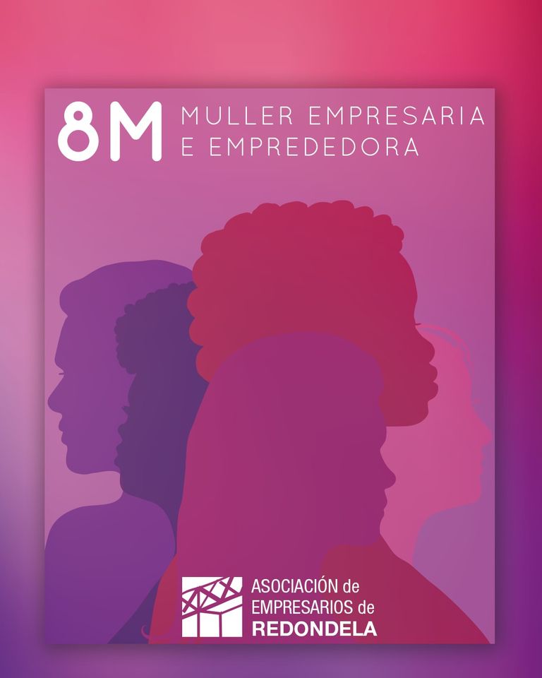 Descobre as protagonistas das nosas empresas asociadas.
A Asociación de Empresarios de Redondela, con motivo do día da muller presenta unha nova campaña da divulgación do papel da muller na empresa e na sociedade dentro da 🟣Campaña 8M🟣 
#Redodela #empresasredondela #diadamulher