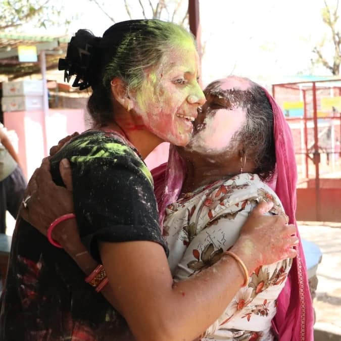 Here's some snaps of our #HappyHoli2023 yesterday!! #AnimalRescue #India #Holi2023