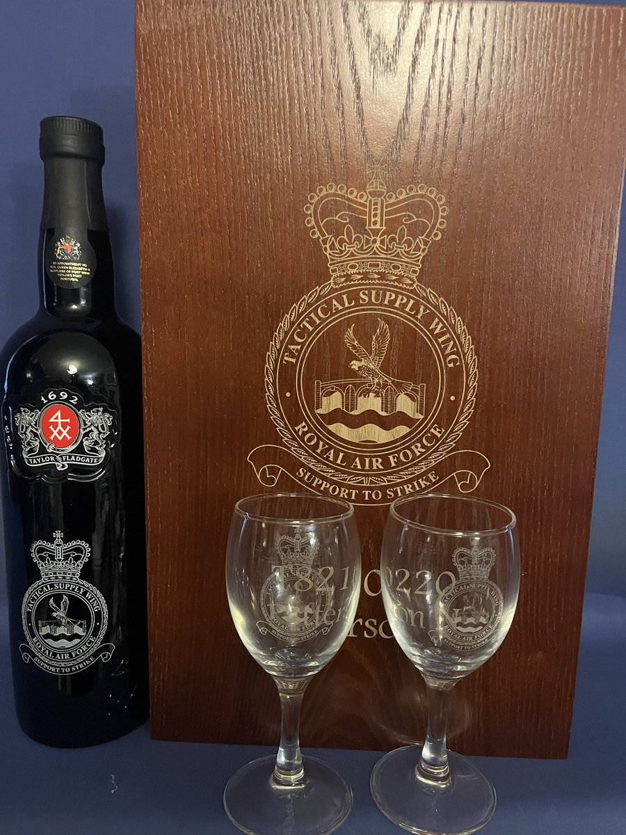 Bespoke and personalised Taylors Port with your name and service number(if you want).

£5 per entry or 5  for £20.
Entries will be sold by way of secure payment link sent via SMS, whatsapp or messenger. 
Please send a message to us here with mobile number