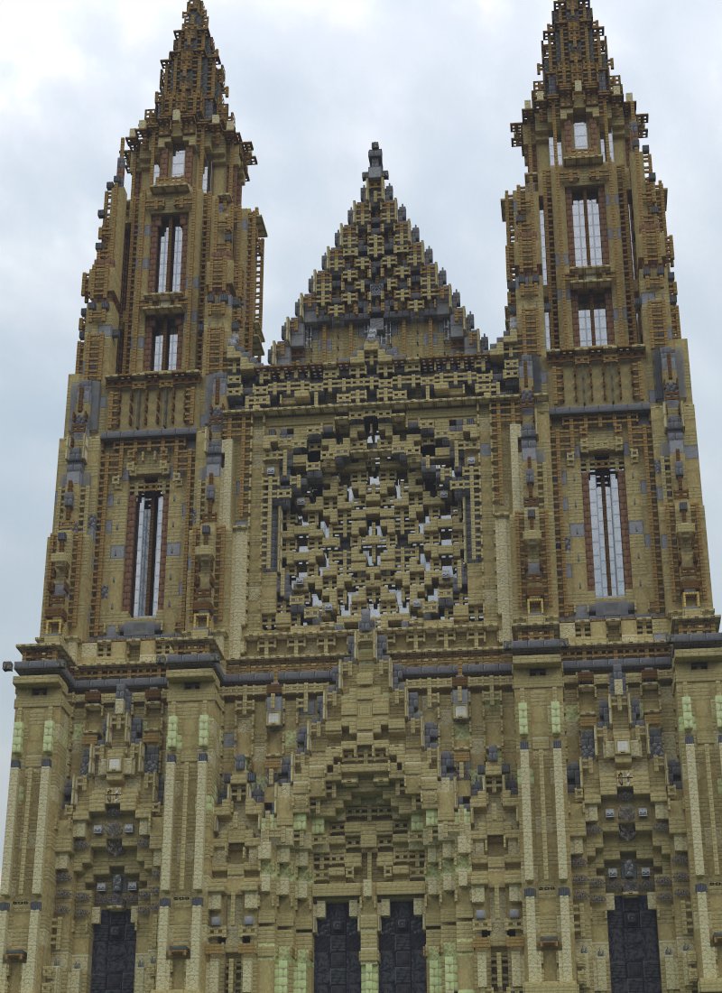 suku_craft's tweet image. #Minecraft 
大聖堂　別ショット