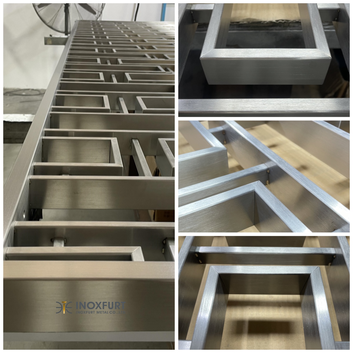 Gigi_Wonderful's tweet image. Stainless steel tube welding screen partition, surface brushed（hairline） process; spot welding treatment according to customer requirements, gaps will be formed at the welding port. 
Looking forward to the finished product.
inoxfurt-metal.com/Stainless-Stee…
#screenpartition  #steelscreen