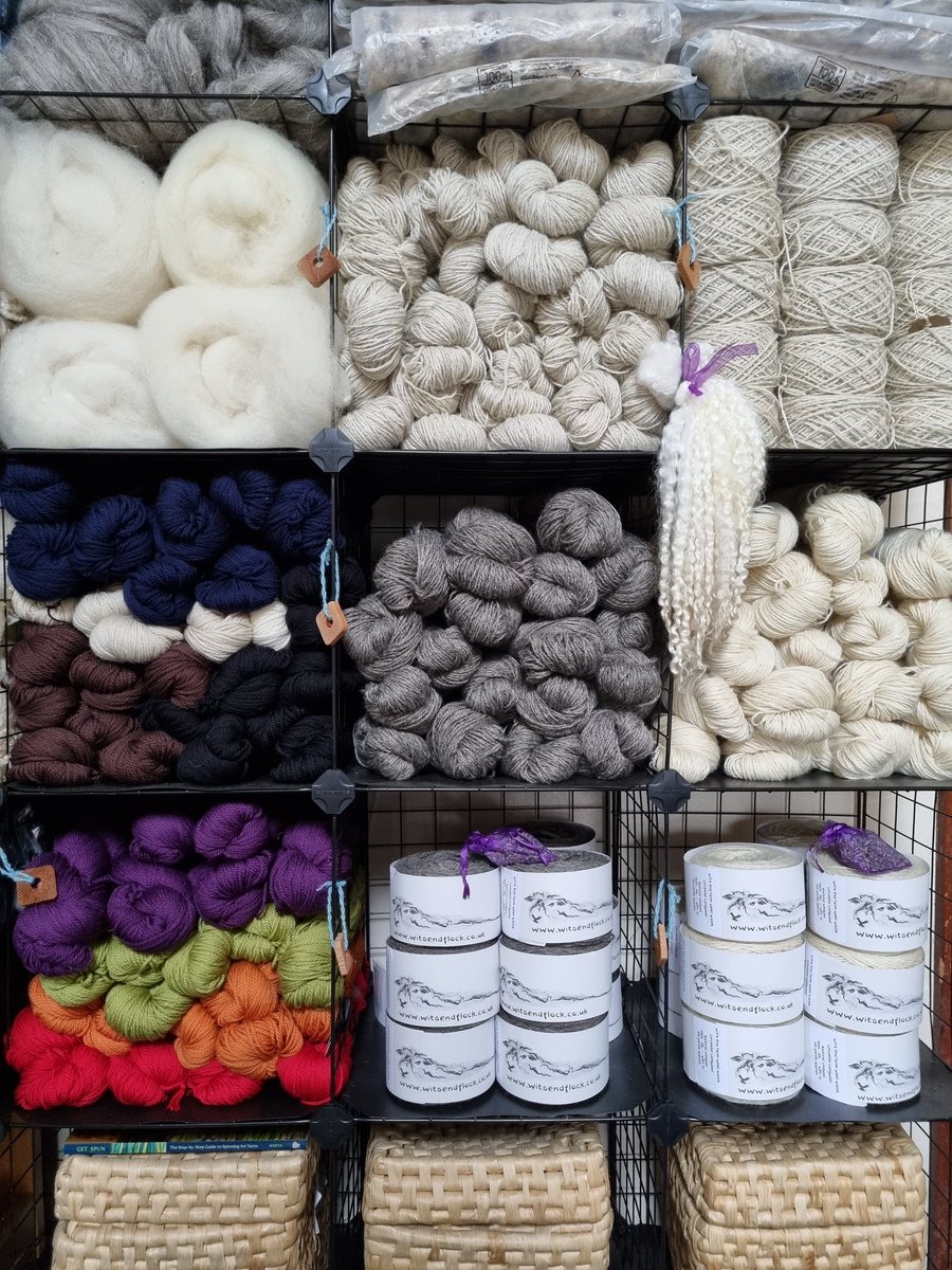 Craft room goals. Our lovely yarn and carded wool from the sheep. #britishwool #Welshwool #realwool #usewool #craftroom #organisation #farm2yarn #farmbusiness #SmallBusiness #shepherdess #rarebreeds #WomensDay #imadeit #WomeninBusiness