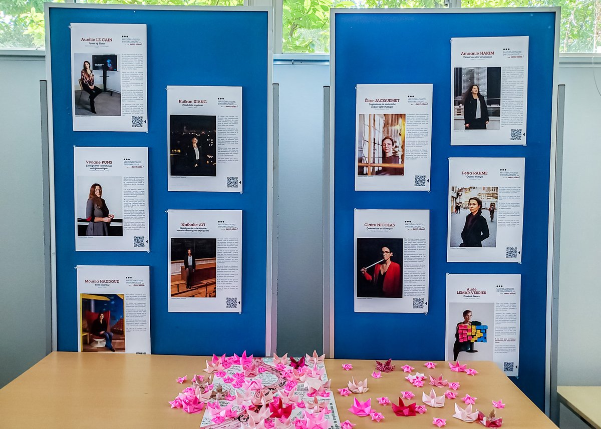 lfitokyo's tweet image. A retrouver sur son portail #Esidoc à l&apos;adresse suivante : 2170001x.esidoc.fr/site/espace-4/…

Par ailleurs, nous vous rappelons que l&apos;exposition intitulée « #mathématiques, #informatique, avec elles&quot; est toujours visible dans le hall secondaire du #LFITokyo.

2/2