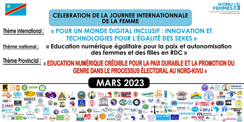 Hypernikao243's tweet photo. #8mars2023
Nous célébrons  aujourd'hui les avancées de la lutte pour les droits des femmes. 

"Éducation numérique égalitaire pour la paix et l'autonomisation des femmes et filles en #RDC"

#JIF2023 
#FemmesDigitales 
#HappyWomensDay2023 
#WomanTech https://t.co/TC2zOcHYoy