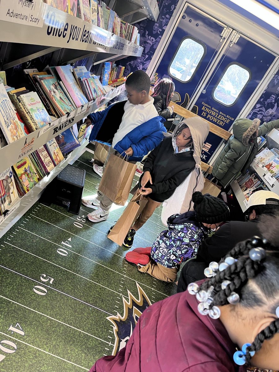 Thank you, <a href="/mdbookbank/">Maryland Book Bank</a>, for visiting <a href="/tjems232/">Thomas Jefferson EMS</a> . Scholars enjoyed the opportunity to shop for books with friends.  #tjemsstayconnected #booklovers #ChildrensBooks  #readingcommunity <a href="/BaltCitySchools/">Baltimore City Public Schools</a>