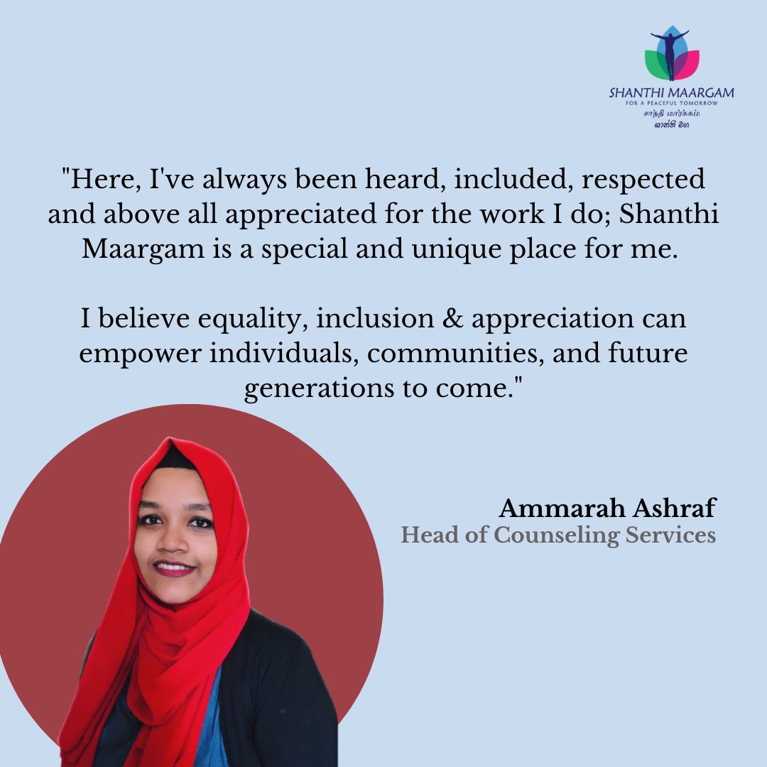 The women of Shanthi Maargam are confident, talented, and incredible at what they do - they ensure we keep reaching greater milestones each year. Here's what a few of them have to say about the work they do.