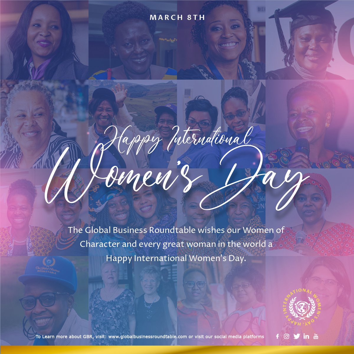 Real_GBR's tweet photo. #Globalbusinessroundtable
#GBRinternationalwomnsday
#GBRWOC
#Internationalwomensday https://t.co/foLLgOeLEQ