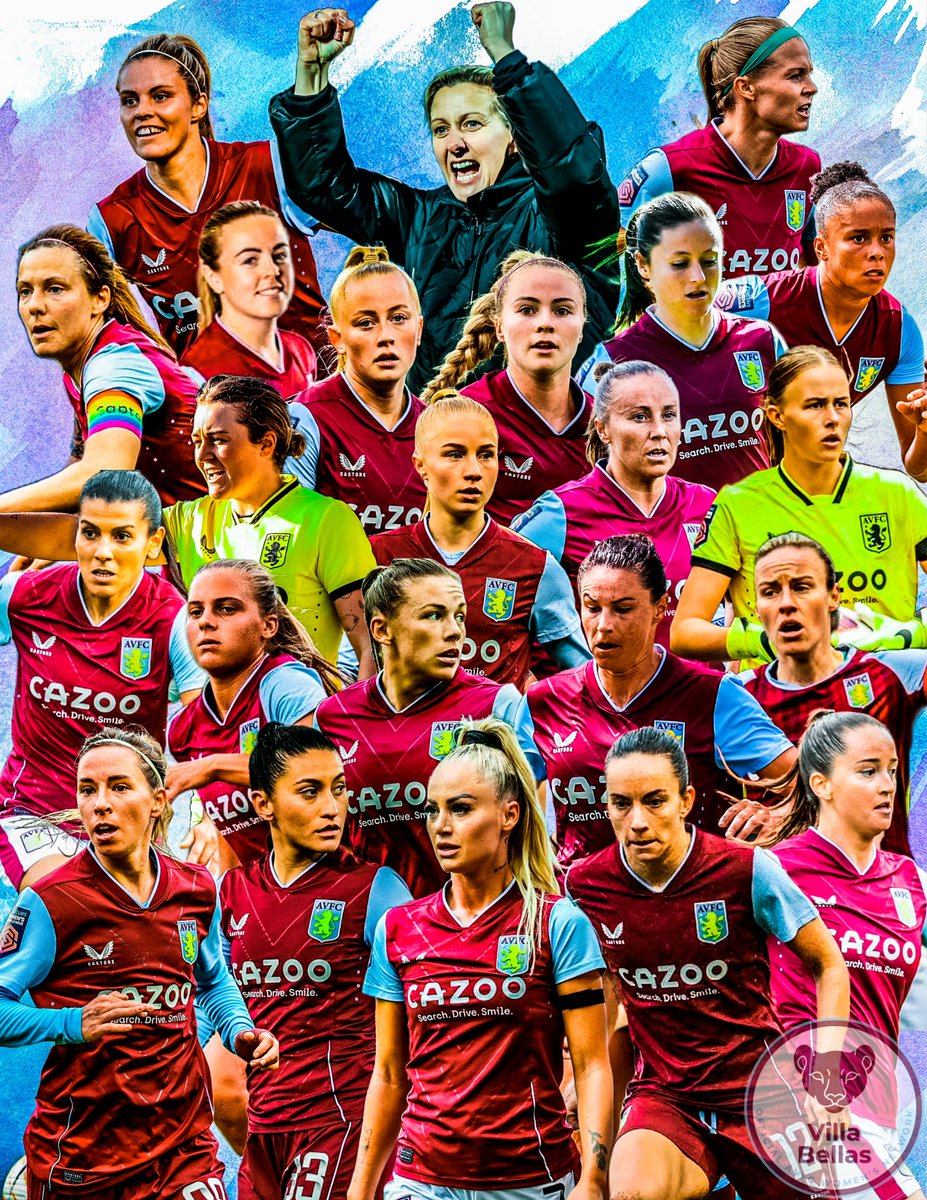 VillaBellas's tweet photo. To kick off International Women's Day, we want to show our appreciation to our Women's team who have soared this season under the leadership of @cwardy7 🙌

We've witnessed some exciting games this season, who can forget the opener at Villa Park 💜💙

#IWD #IWD2023 #EmbraceEquity https://t.co/e7lPNx9pv4