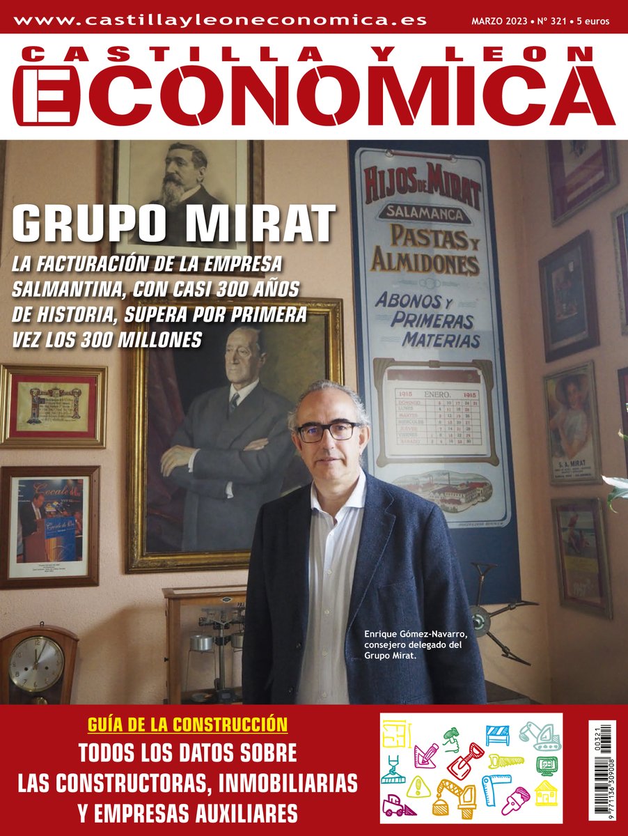 No todos los días se conoce en profundidad y se escribe sobre una empresa de casi 300 años de trayectoria. Impresionante la historia de #GrupoMirat que contamos y que es portada de la revista de marzo de <a href="/cyleconomica/">CyL Económica</a> bit.ly/3L5VQVv