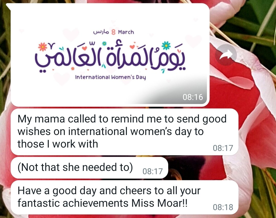 Kanwalraj Moar (@kanwalmoar) on Twitter photo It's International Women's Day. #IWD23
I have been reaching out to my female friends and colleagues to tell them how amazing they are. And vice versa.
A male trainee sent me this message
š„° This is #allyship
<a href="/UKSWiMS/">SWiMS</a>
<a href="/Aloma_78/">Aloma Onyemah</a>
<a href="/BAOMSOfficial/">BAOMS</a>
<a href="/CUH_Equality/">Equality at CUH</a> It's International Women's Day. #IWD23
I have been reaching out to my female friends and colleagues to tell them how amazing they are. And vice versa.
A male trainee sent me this message
š„° This is #allyship
<a href="/UKSWiMS/">SWiMS</a>
<a href="/Aloma_78/">Aloma Onyemah</a>
<a href="/BAOMSOfficial/">BAOMS</a>
<a href="/CUH_Equality/">Equality at CUH</a>