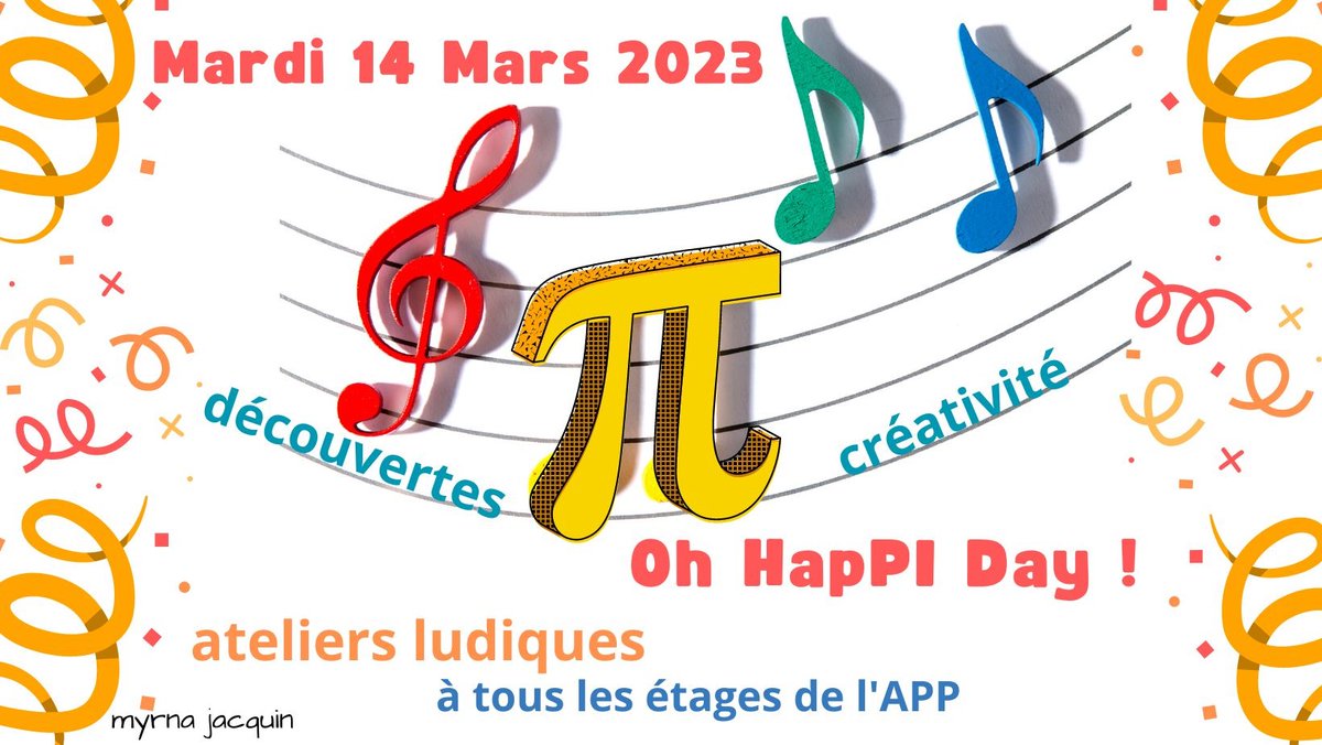 L'Atelier de Pédagogie Personnalisée de @mulhouse @Alsace  fête une nouvelle fois avec les apprenants le nombre Pi ! Myrna Jacquin #reseauapp @APapp_APP Apprenons & festoyons ! RDV le 14 mars de chaque année !