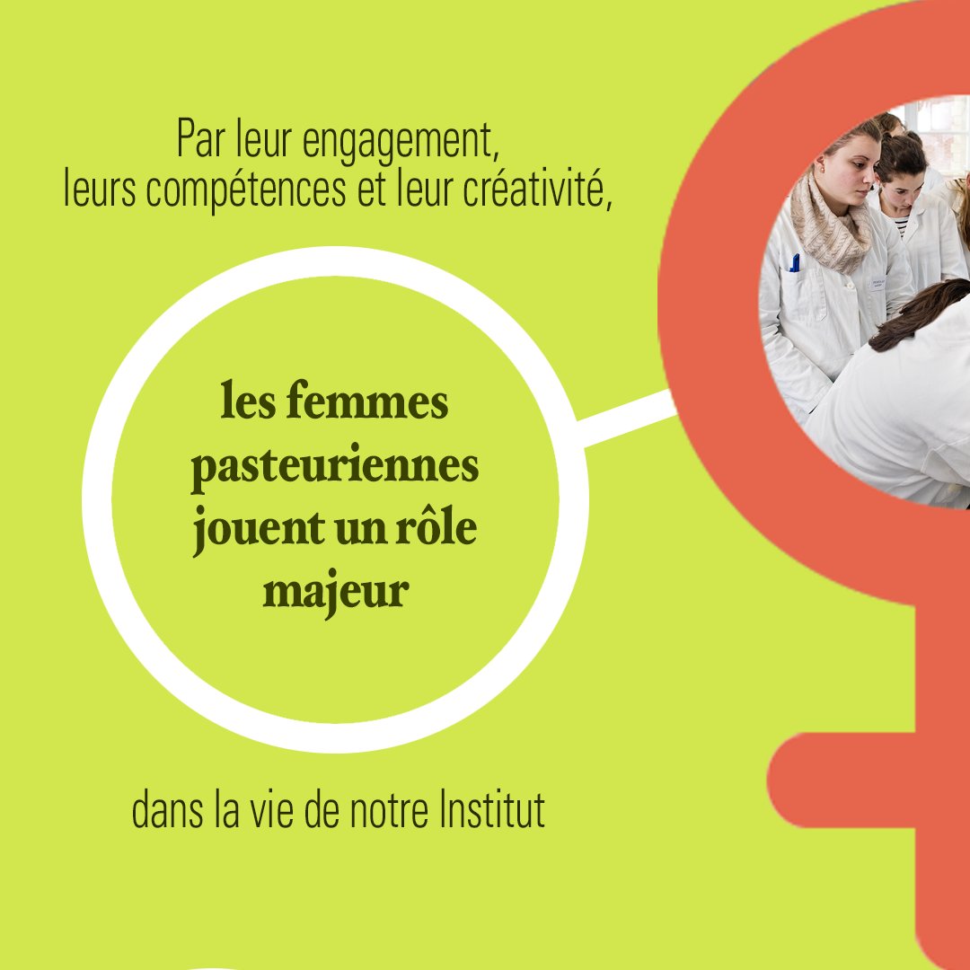 👩‍🔬 Par leur engagement, leurs compétences et leur créativité, les femmes pasteuriennes jouent un rôle majeur dans la vie de notre Institut. (2/5)