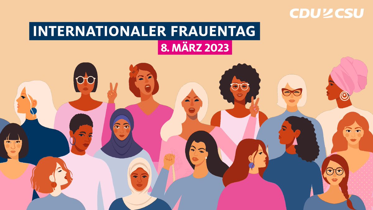 💪 Der 8. März ist #InternationalWomensDay. Am heutigen Tag demonstrieren Menschen weltweit für Gleichberechtigung und gegen Diskriminierung von Frauen. Am #IWD blicken wir den Herausforderungen unserer Zeit mutig entgegen und kämpfen gemeinsam für die Gleichstellung von Frauen.