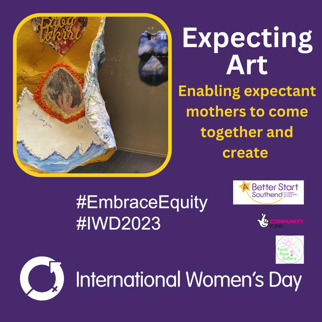 Today is #InternationalWomensDay and an opportunity to celebrate our recent empowering Expecting Art project. Watch the video and read more here: abetterstartsouthend.co.uk/expecting-art-… @FPGSouthend #IWD2023 #ExpectingArt #FocalPointGallery #ABetterStartSouthend