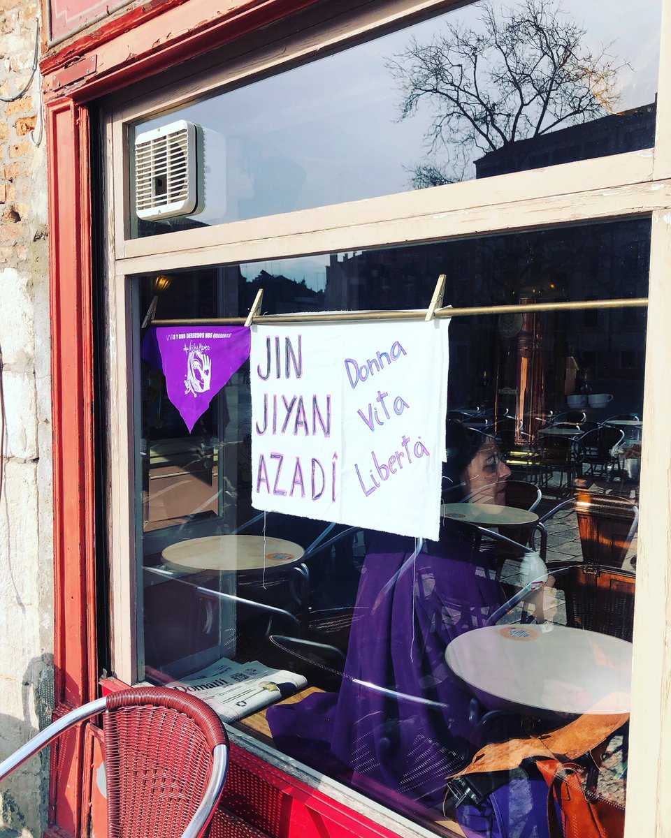 MirtaBaratto's tweet photo. #JinJiyanAzadi #cafferosso #venezia #International_Womens_Day https://t.co/GXFFbeCmKf