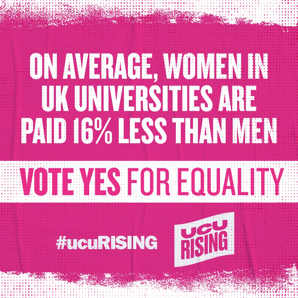 Universities should be engines of equality, but for many staff they are deeply unequal places

On International Women's Day, vote YES and let's bring home a deal to close these shocking pay gaps

#ucuRISING