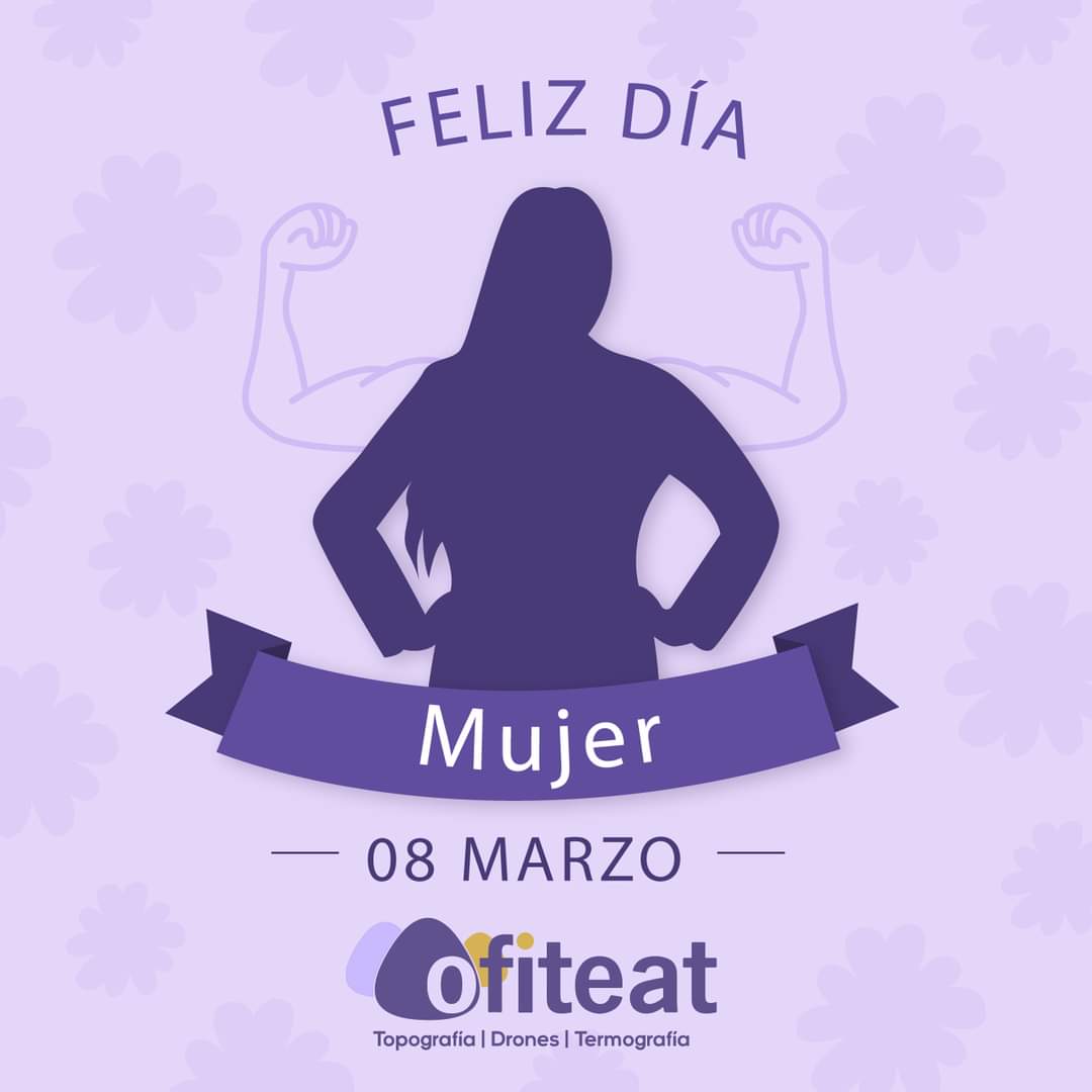 Hoy día 8 de marzo felicitamos a todas las mujeres, de manera muy especial a las del #OfiteatTeam. Mujeres que han superado barreras para entrar en un mundo dominado por hombres. 

¡Feliz Día Internacional de la Mujer!

#Ofiteat #Topografía #Drones #Termografía #felizdiadelamujer