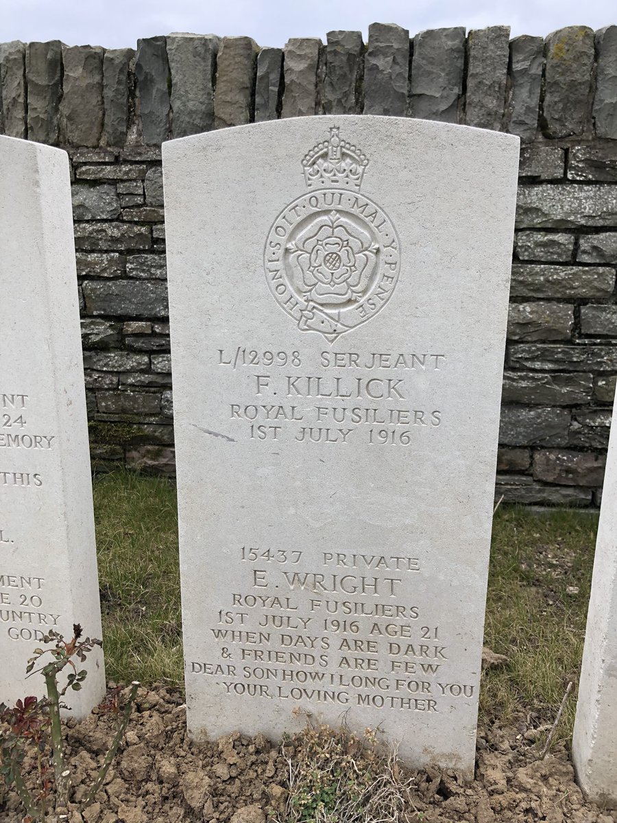 Every time I visit sites on the Somme battlefield, I’m left in awe of the courage those that remain there have shown and also those that had to come to terms with the loss of someone special in their life. I couldn’t fathom how difficult it was to write this epitaph. 

<a href="/CWGC/">Commonwealth War Graves</a>