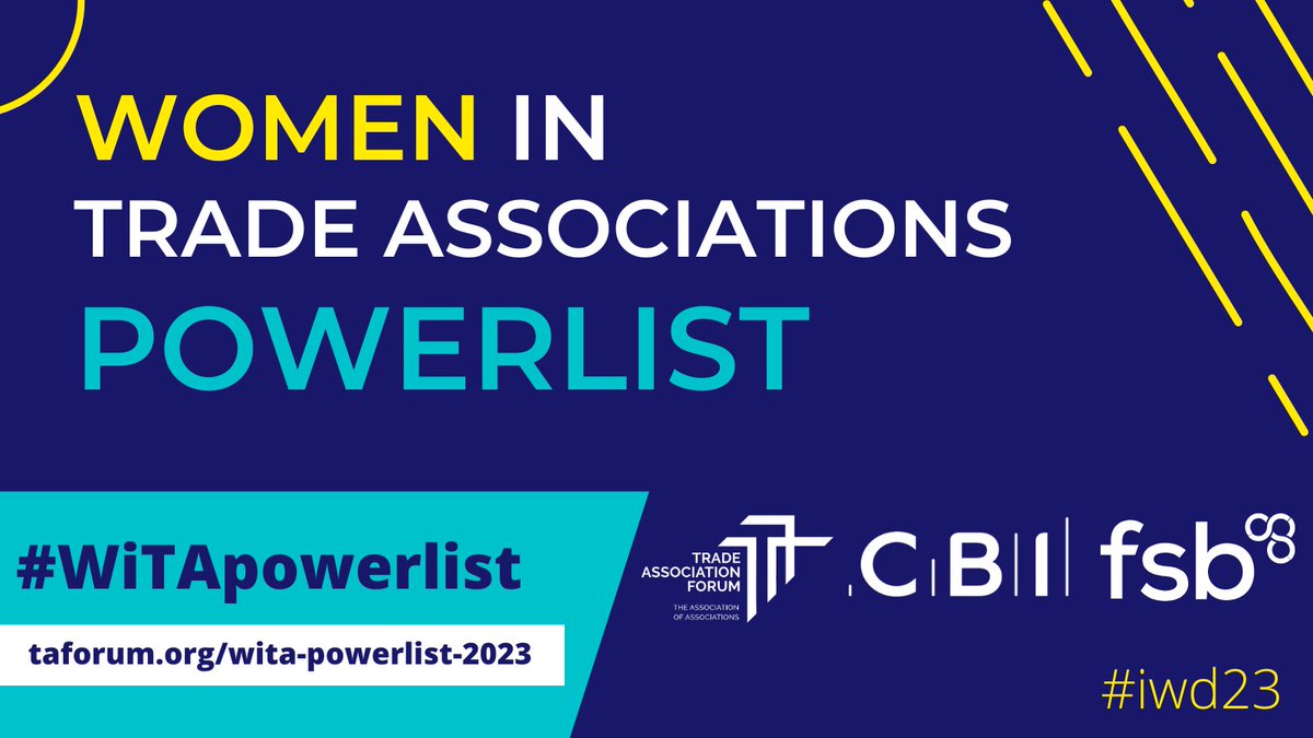 ad_association's tweet image. Happy International Women’s Day! Congratulations to our very own trailblazers: Public Affairs Director @SueEustace1, International Trade Director @Aislingthinks and @MediaSmartUK&apos;s Rachel Barber-Mack for making the @taforum #WiTApowerlist #IWD2023.

bit.ly/3F3RGcP