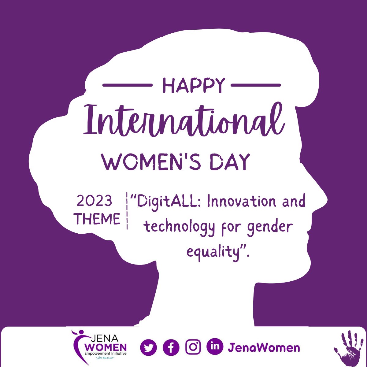 JENA Women Empowerment Initiative (@jenawomen) on Twitter photo <a href="/JenaWomen/">JENA Women Empowerment Initiative</a> joins the rest of the world to celebrate and wish you a happy International Women's Day.
#JenaWomen
#WomenEmpowerment
#Empoweringgirls
#InternationalWomensDay <a href="/JenaWomen/">JENA Women Empowerment Initiative</a> joins the rest of the world to celebrate and wish you a happy International Women's Day.
#JenaWomen
#WomenEmpowerment
#Empoweringgirls
#InternationalWomensDay