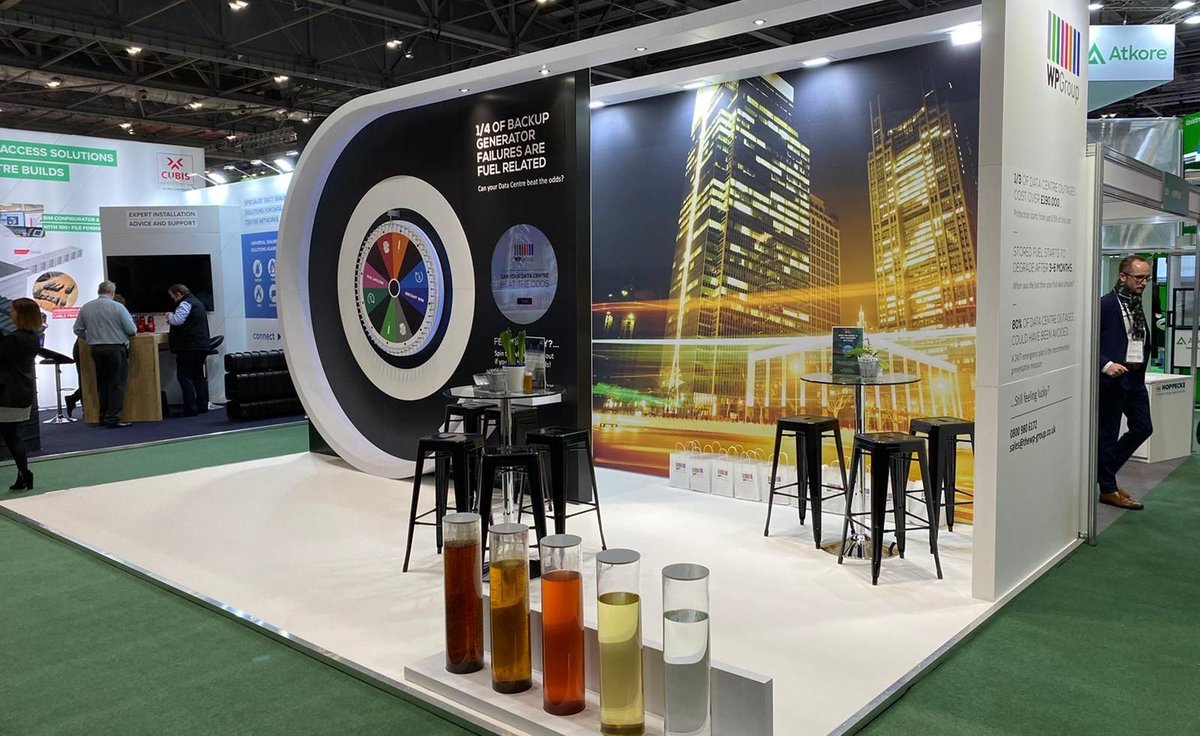 All set up for Data Centre World, Stand D55!
Come and see us today. Spin the wheel and be entered into our prize draw!
#datacentre #WPGroup #Fuellingchange #teamwork