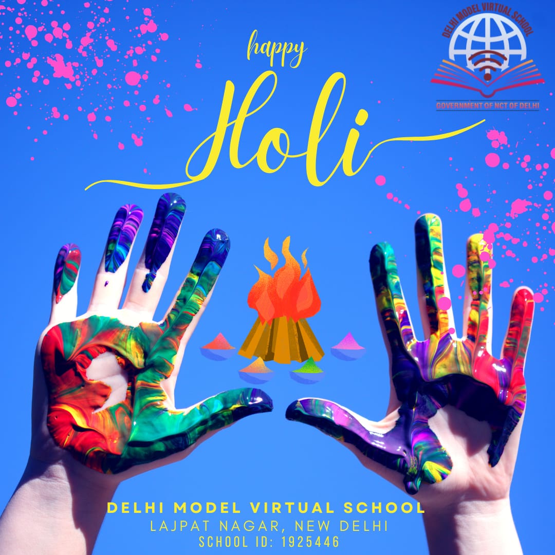 Delhi Model Virtual School Family wishes you all a very Happy and Prosperous Holi. May this year's Holi bring a lot of colours and happiness in your lives.

#Holi2023 #HoliFestival2023 #HoliSpecial #holifestivalofcolours

<a href="/Dir_Education/">DIRECTORATE OF EDUCATION Delhi</a> <a href="/gupta_iitdelhi/">Himanshu Gupta</a>