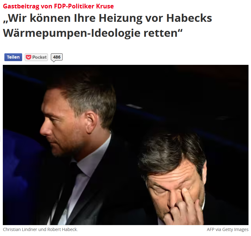 rahmstorf's tweet photo. "Wärmepumpen-Ideologie" - im Ernst, @fdp??
Wärmepumpen sind eine geniale Technologie, die mit 100 kWh Strom 300-400 kWh Wärme ins Haus pumpen kann. Sie wachsen überall exponentiell. Deutschland hinkt da arg hinterher. 
Seid ihr dagegen nur weil Habeck dafür ist?
Oder warum? https://t.co/vH0GQSycAF