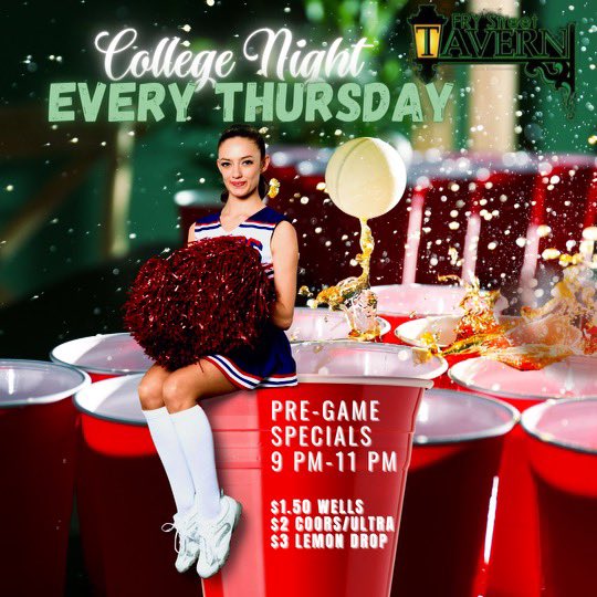 Thirsty Thursdays coming to you from Fry Street Tavern