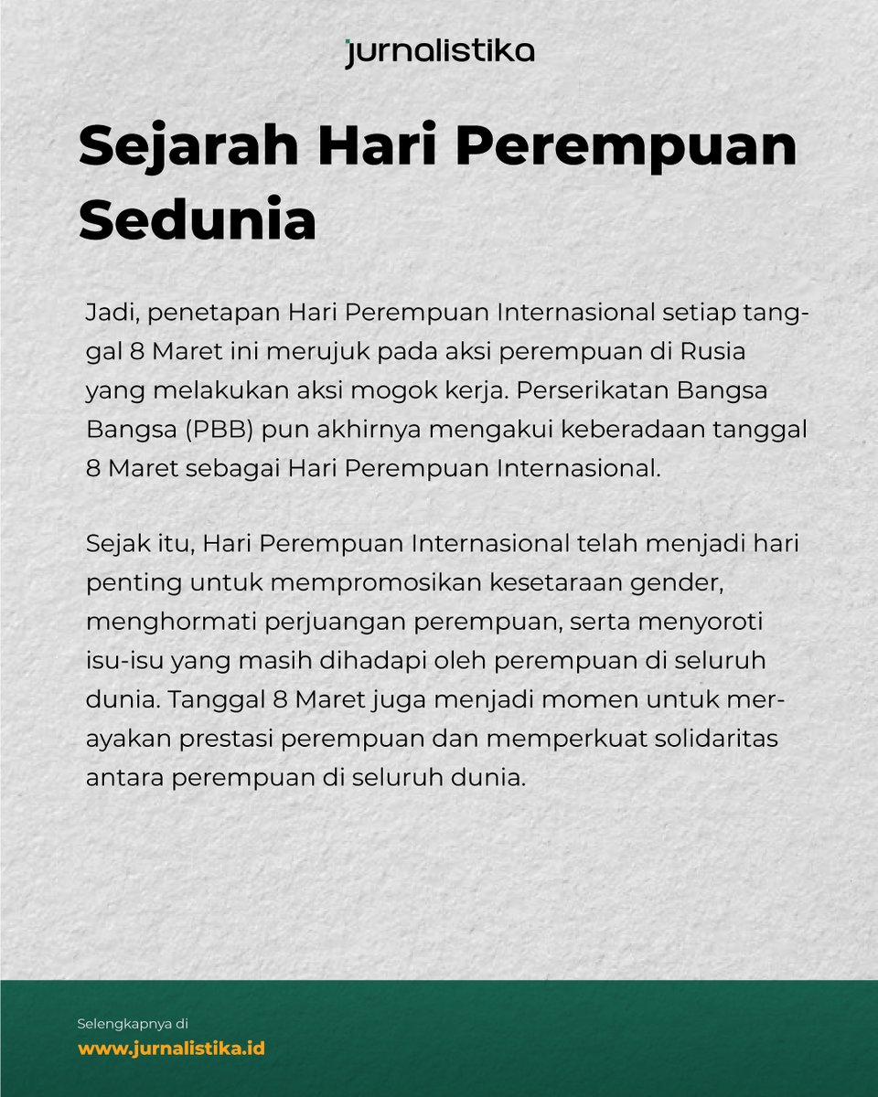 id_jurnalistika's tweet photo. #HariPerempuanInternasional #hariperempuansedunia #hariperempuan https://t.co/TyHKh33LjY