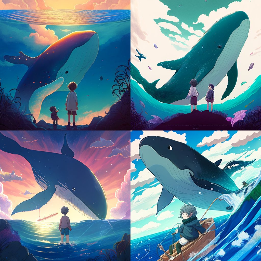 tan_z_tan's tweet image. &quot;A popular Japanese animation studio&apos;s new animation poster for a new adventure story released in 2025. Beautiful colored sky and sea, a whale, and boy and girl on an adventure. Hand-written movie title at bottom center&quot;
#prompts #prompt_engineer #midjourney