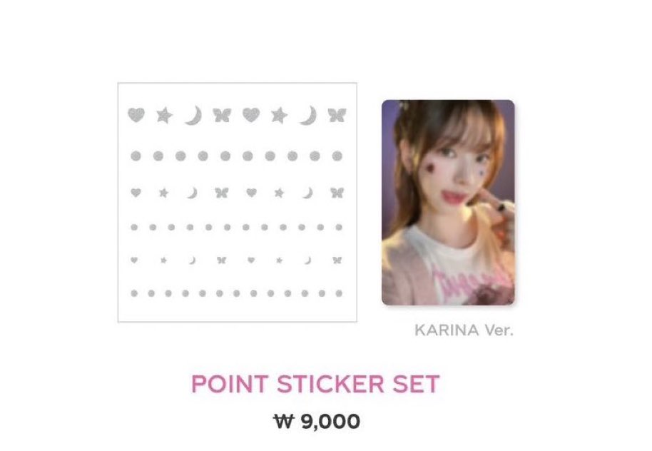 ZYNCART's tweet photo. WTS LFB aespa ph [Help rt]
⊹aespa karina  point sticker  
⊹ 450 php 
⊹ pasalo [FETA - May Release]
⊹ payo / 3 days reservation 
⊹ gcash 
⊹ ggx and jnt 
⊹ dm mine to claim 

t. wts lfb aespa Karina https://t.co/7rn7uJoa4d