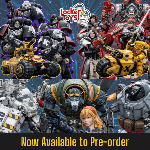 LTcave_official's tweet image. ⭐New Pre-order⭐

#warhammer40k 
🦅Raven Guard Intercessors
💀Order of the Argent Shroud Sisters
👊Imperial Fist Invader ATV

#darksource 
🤖Iron Wrecker 09 / Tiekui Dual Pilot #Mecha 02

#corvusbelli
🐺Ariadna Equipe Mirage 5 Set 

Shop in👉🛒bitly.ws/Bihk

#JOYTOY