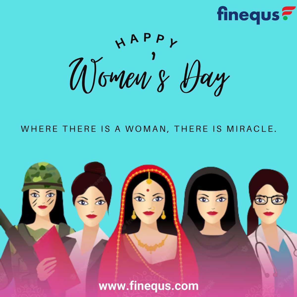 finequs's tweet photo. On this International Women's Day, we're celebrating the power of financial literacy and encouraging women everywhere to become fintech-savvy trailblazers in their own right. Happy women's day!

#InternationalWomensDay #FinancialFreedom #Finequs #loans #financialservices https://t.co/uUB6w4wlaQ
