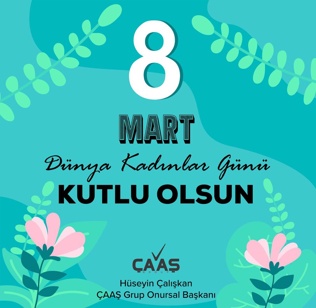 8 Mart Dünya Kadınlar Günü Kutlu olsun..