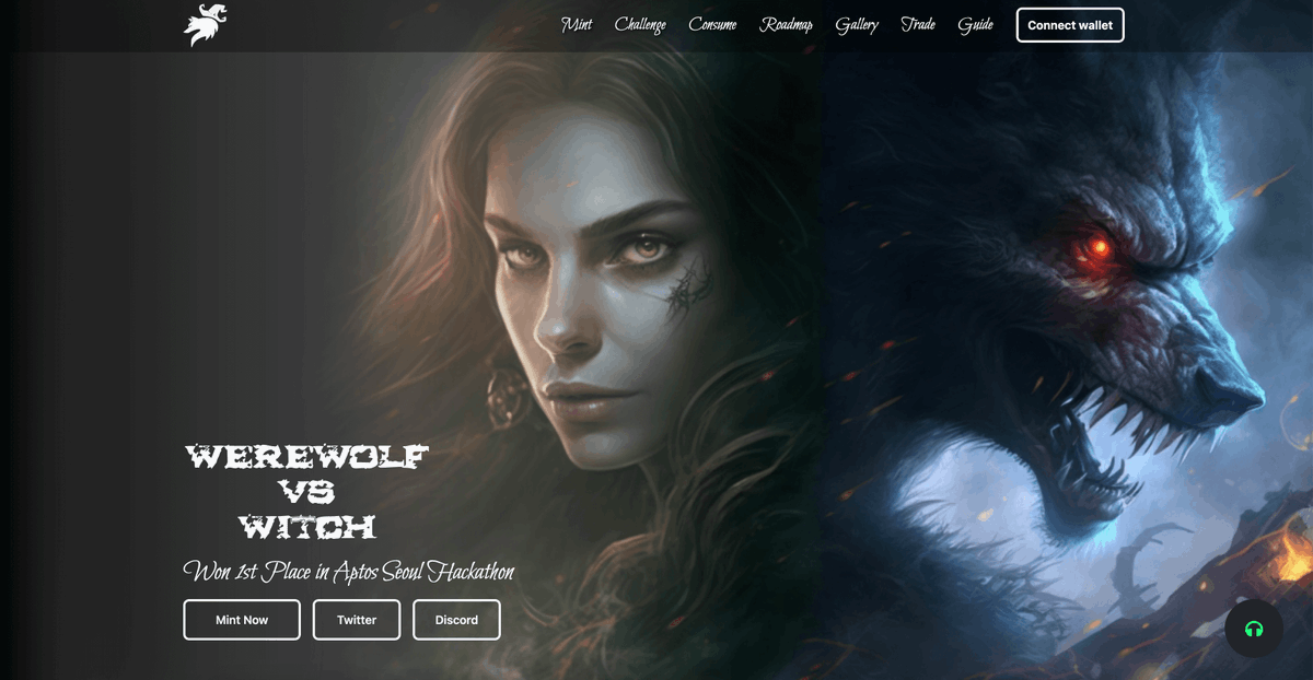 Website design updated! ✨

werewolfandwitch.xyz

Check out our new designs and get ready for the epic battle! 🐺 vs 🧙‍♀️

#Aptos #NFTCommunity #AptosNFTs