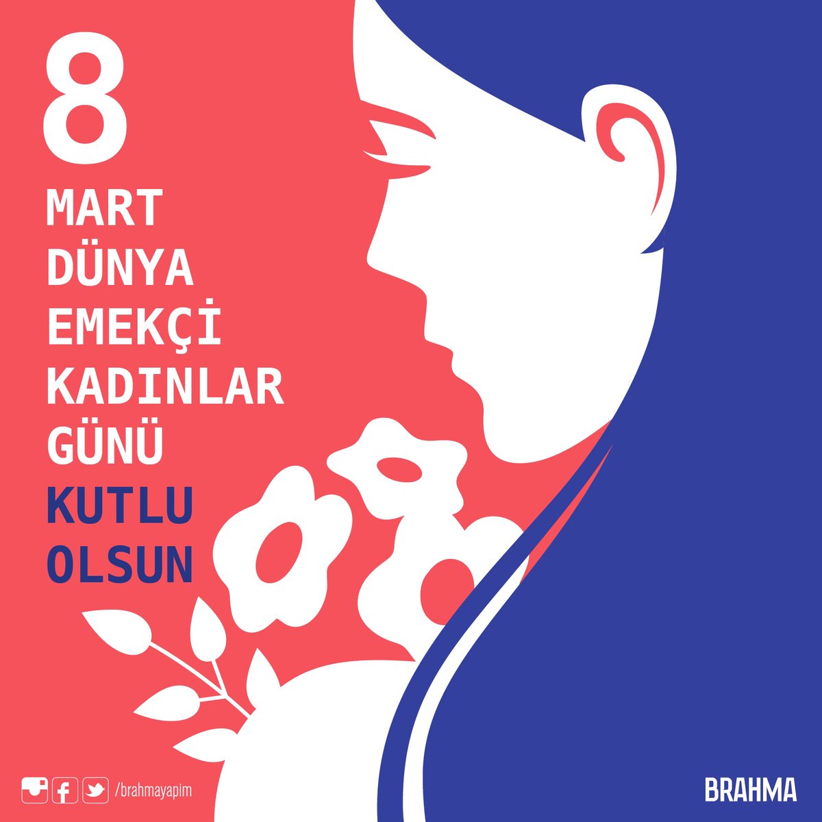 Sonsuz sevgi ve merhamet sahibi kadınlarımızın, 8 Mart Dünya Emekçi Kadınlar Günü kutlu olsun.💐❤️

-------🍀----------

👉 brahmayapim.com 📡

----------📲-----------
#8MartDünyaKadınlarGünü #KadinlarGunu 
 #8Mart  #8M2022  #WomensDay