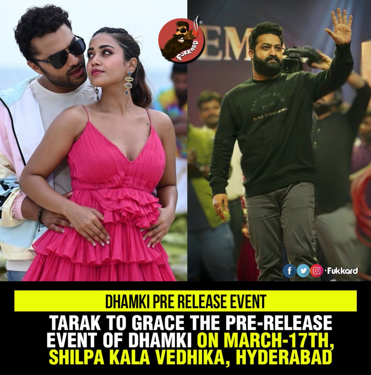 #Dhamki #DhamkiOnMarch

#NTR #ViswakSen