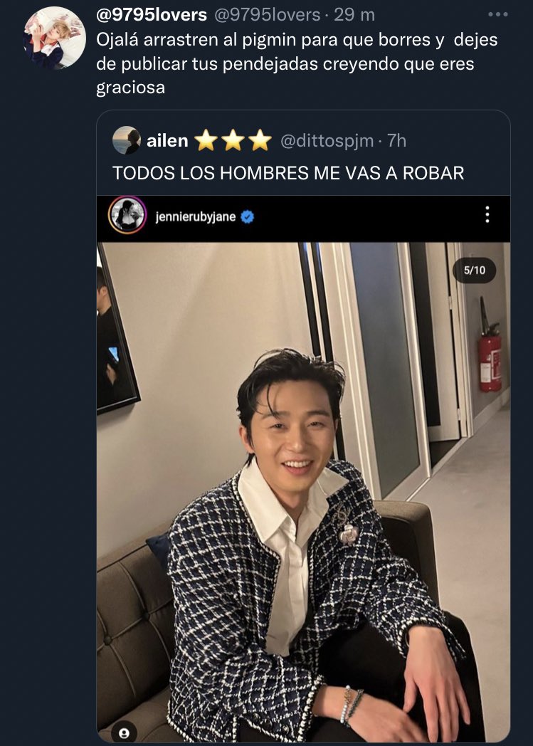 _mingukkiee's tweet photo. Por culpa de esa pelotuda de re mil mierda le están tirando hate a jm, DEJEN DE DECIR ESTUPIDECES QUE POR CULPA DE ESTE TIPO DE PELOTUDAS LE CAE HATE A LOS CHICOS https://t.co/9RgsSHSAf4